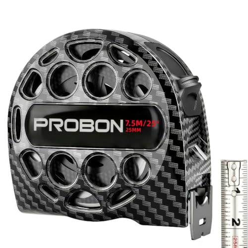 PROBON 25Ft Stainless Steel Tape Measure