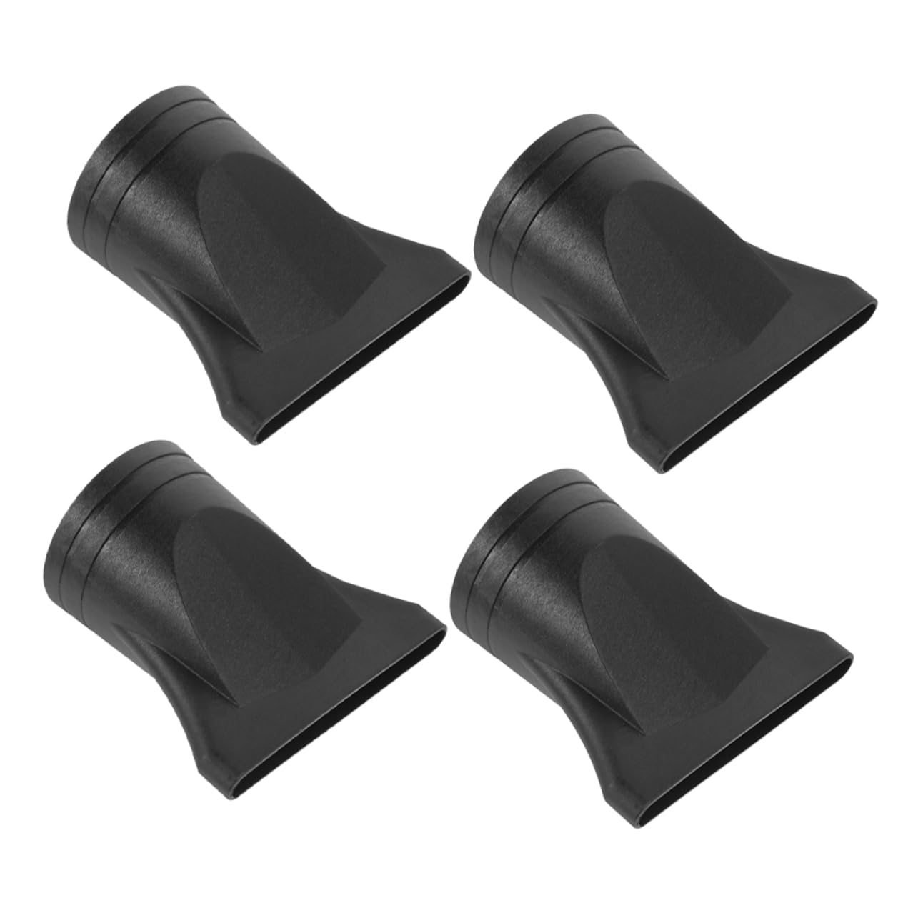 Accessori Plastica Asciugacapelli per Pezzi Concentratori Ugelli 4 Performance Stretti in Nero Compatibili Beccucci 4-4,8 Cm per Migliorare