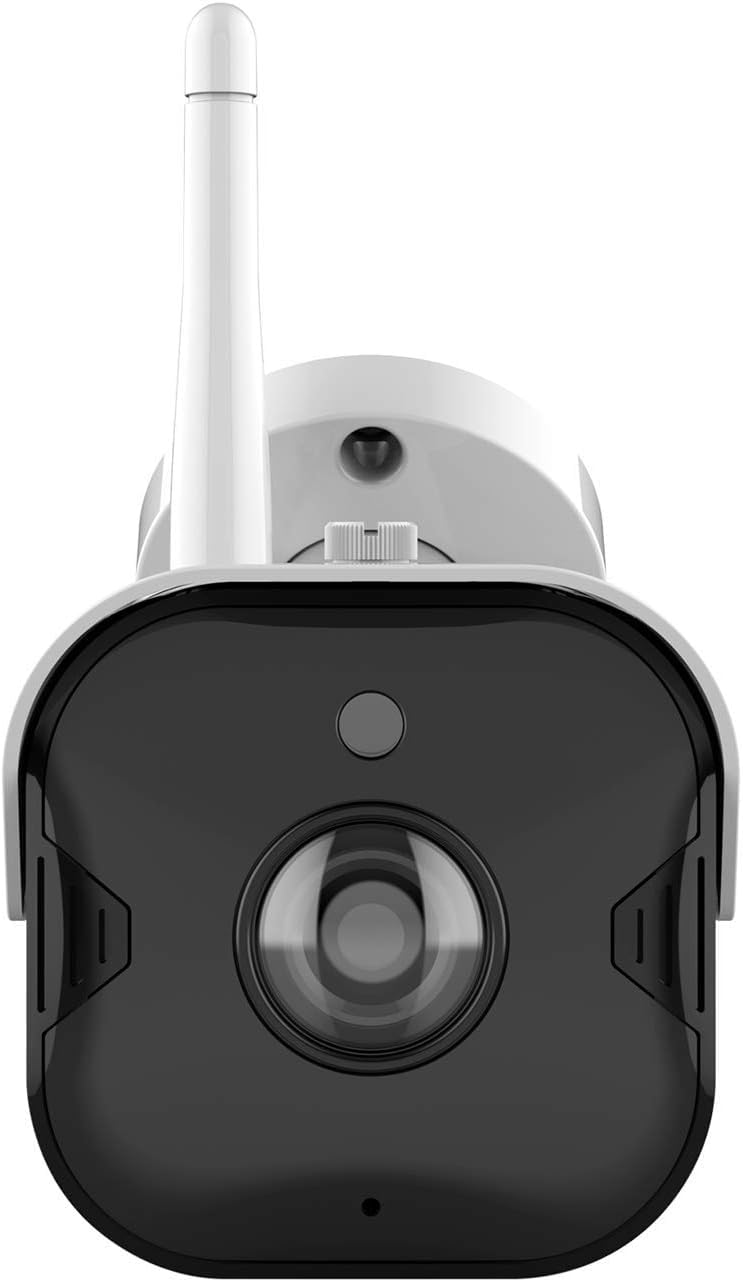 HeyCam Bull - Telecamera IP Wi-Fi da Esterni/Interni 1080p, Risoluzione HD 2MP, Protezione IP65, Visione Notturna, Audio Bidirezionale, Compatibile con Alexa e Google Assistant