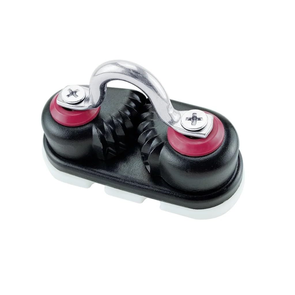 2PC Accessori for Barche in Alluminio anodizzato con Anello di Guida, strozzatore for Corda for Barca, passacavo MATIC, Barca a Vela, Kayak, canotto Ferramenta Marina