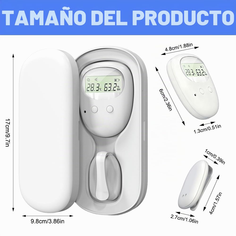 Alarma de Enuresis Inalámbrica, Alarma de Pee para Niños, 3 Modos de Trabajo, Recargable por USB-C, Alarma Enuresis Nocturna Niños, Dispositivo Pipi Stop para Niños, Mayores
