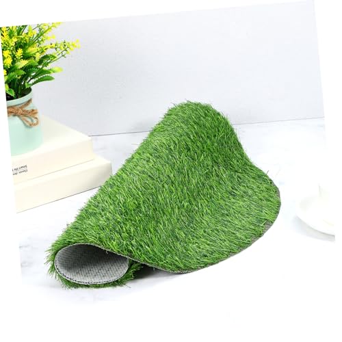 Set de table en herbe lavable et housse réutilisable pour table à manger extérieure - 6
