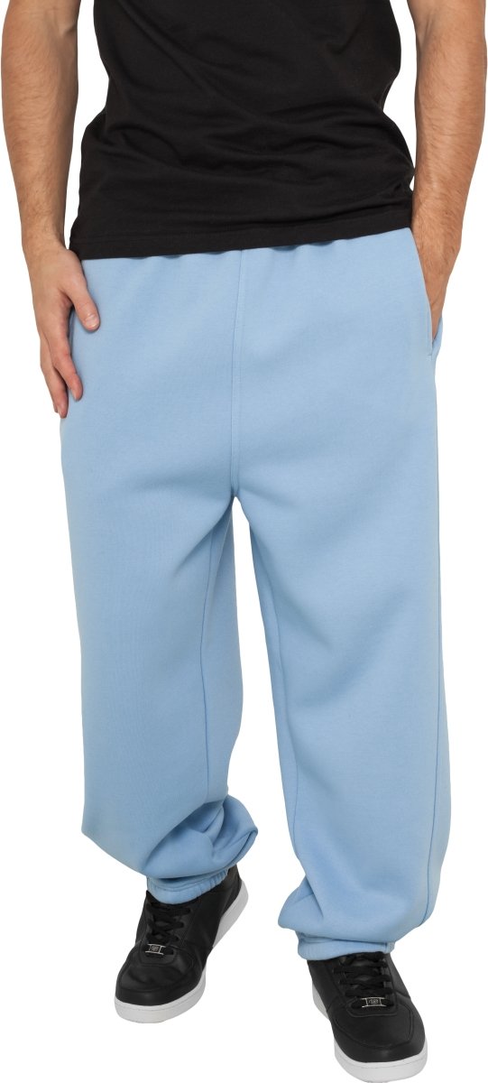 Urban Classics Pantalones de Gimnasia Hombre Pantalones de Deporte Negro Suelto — view 28