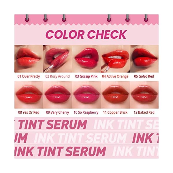 Peripera-Ink-Tint-Serum-Lip-Gloss-Non-Sticky-Long-Wearing-long-Lasting-Moisturizing-High-Shine-Beautiful-Rose-Pink-02-Rosy-Around Peripera Ink Tint Serum | Lip Gloss, Non-Sticky, Long-Wearing, long-Lasting, Moisturizing, High Shine, Beautiful Rose Pink | #02 Rosy Around