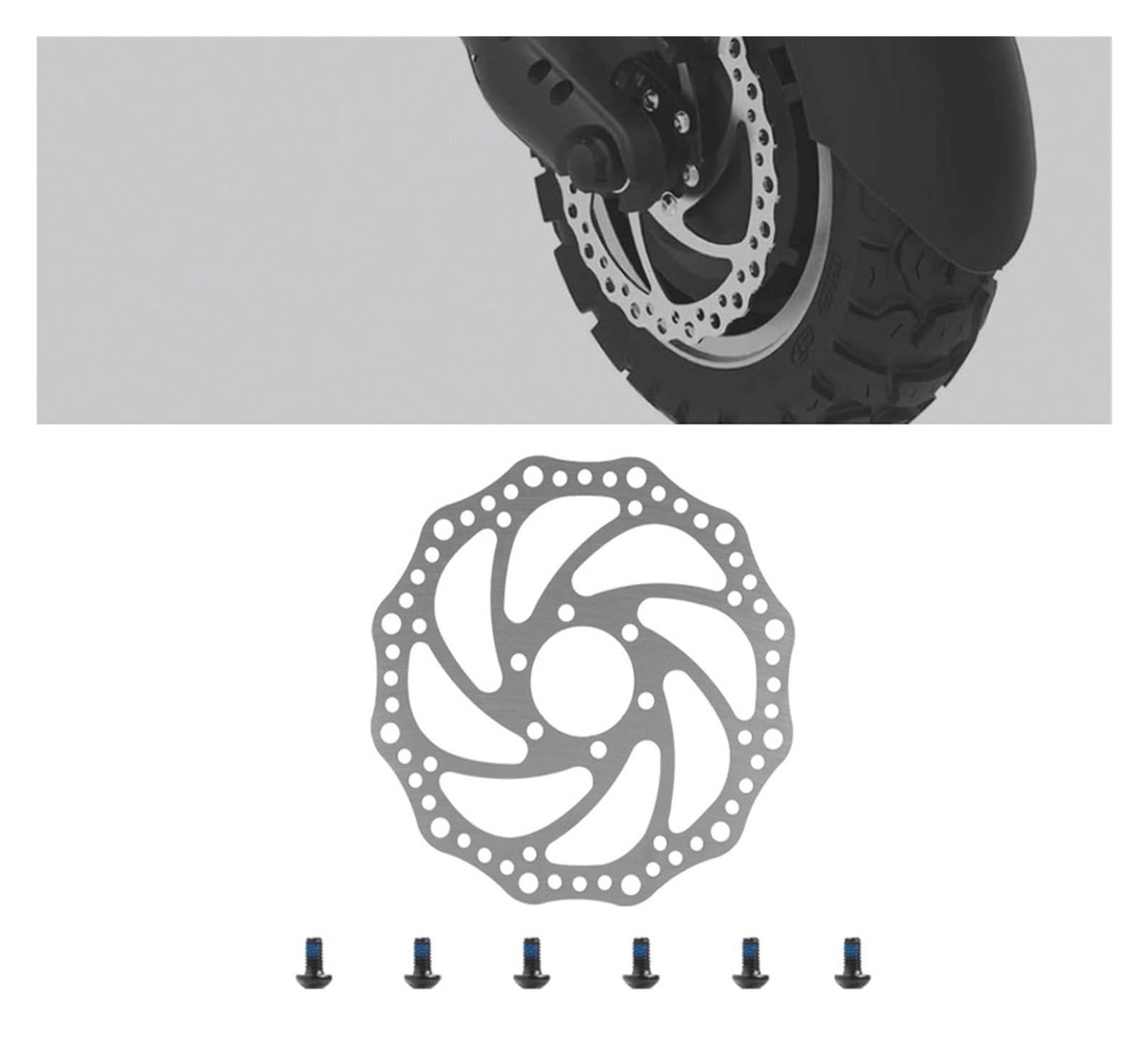 Tarcza hamulcowa 160mm do hulajnogi elektrycznej Ultra DT3 SPIDER Storm Rotor Klocki hamulcowe ze stali nierdzewnej