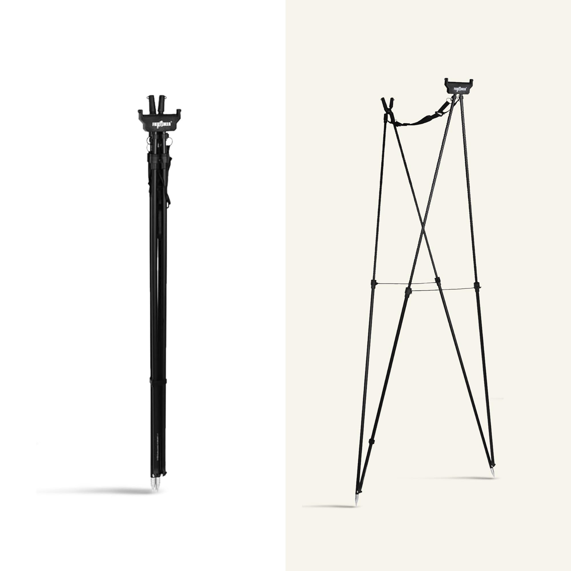 Royal Hunter® - Pirschstock - Gewehrauflage - Zielstock für die Jagd - Schießstock für perfekte Balance präzises Zielen - höhenverstellbar bis 180cm