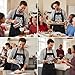 INNORU I'll Feed All You Fuckers Sign Apron with Pockets, Funny Cooking Baking Barbecue Apron Adjustable, Oilproof Ideal Kitchen Supplies