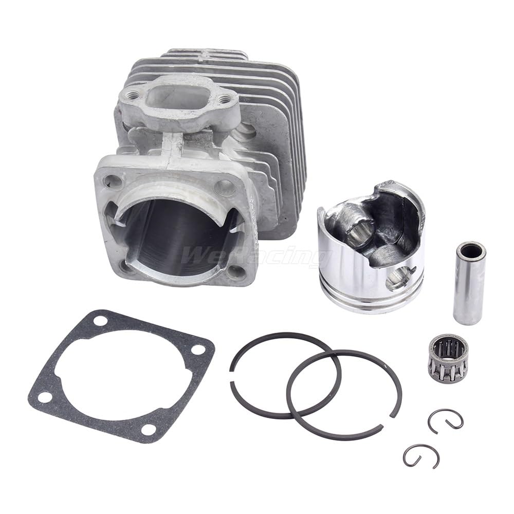 Nouveau cylindre 44-6 44mm avec Kit de segments de Piston de remplacement adapté for moto 2 temps 49ccr 4 roues