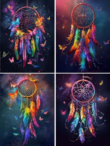 Catcher de rêve diamond painting adulte anti-stress pack complet