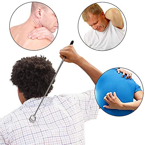 Back Scratcher, Fathers Day Dad Gifts for Dad/Husband/Grandpa, Christmas Stocking Stuffers for Men/Women/Adults, Bear Claw Back Scratcher Portable Extendable, Novelty Idea Funny Men Small Gifts - Image 6