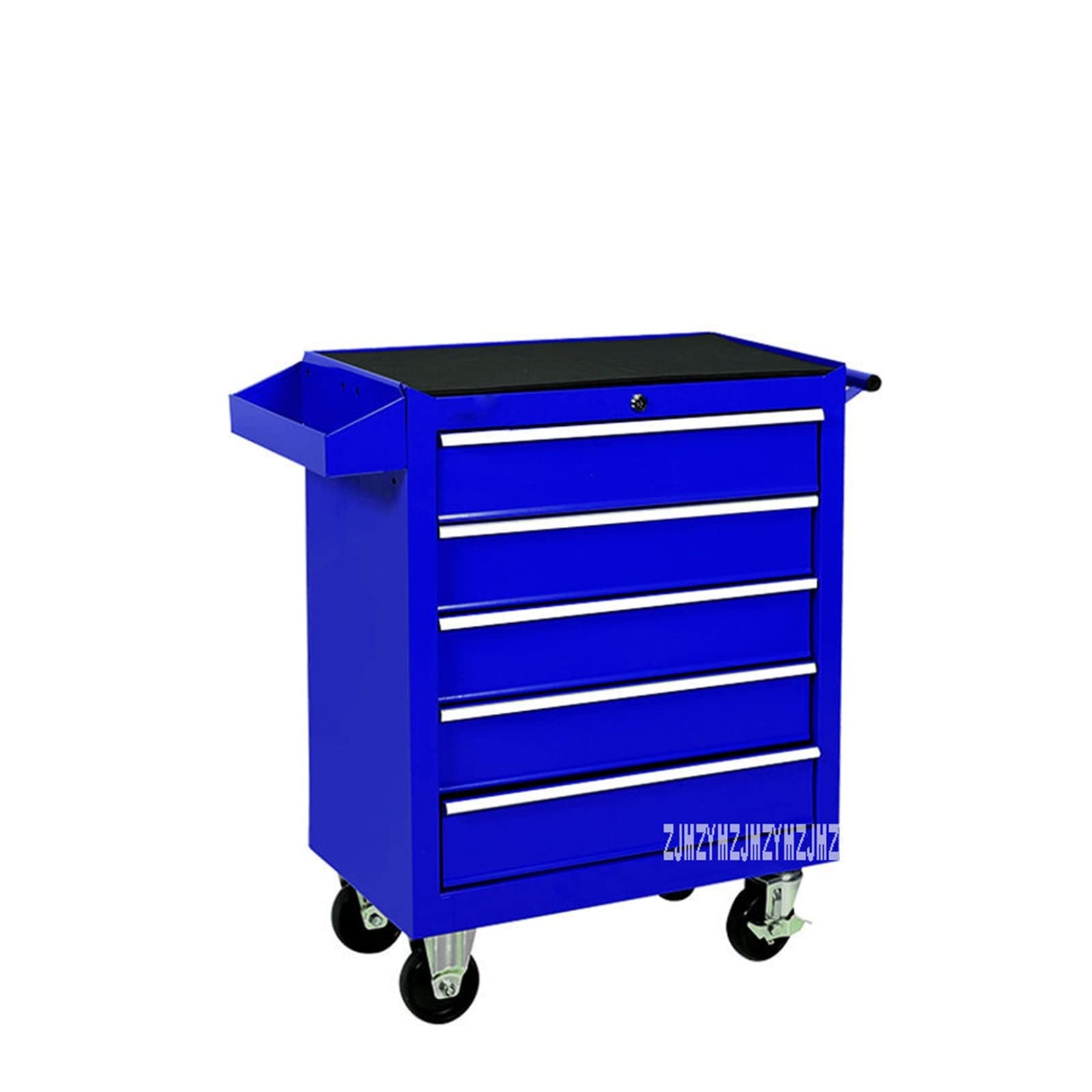 Lpuhhda F Da-25 5 Drawer Storage Tool Box Trolley Workshop Hardware Mobile Multi-Unctional Auto Car Repair Maintenance Toolkit Cabinet(F)