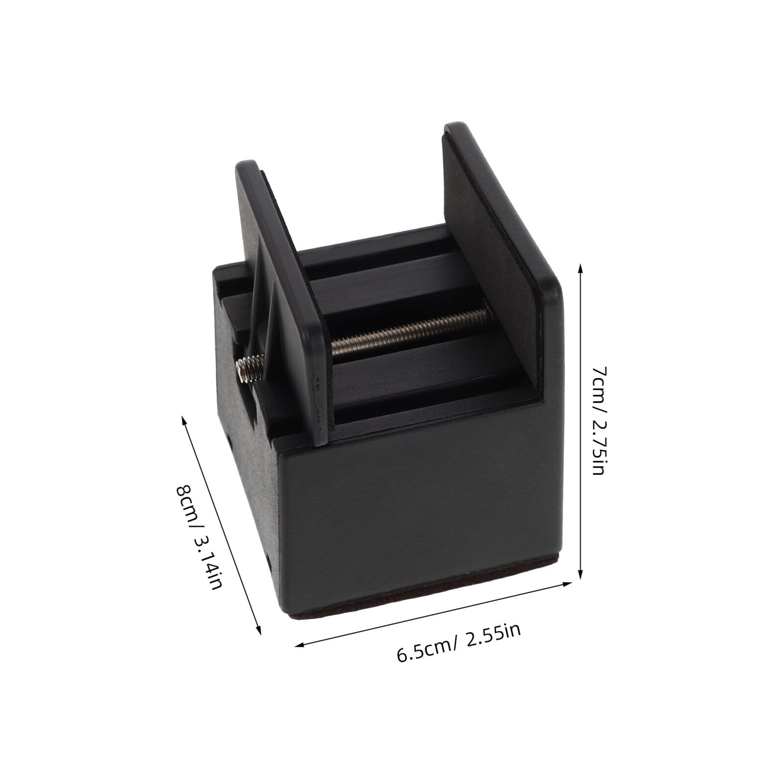 Elevadores Ajustables para Patas de Muebles 50 MM 4 Unidades Negras Antideslizantes Base de Fieltro Extensores para Sofás Mesas y Camas Soporte Resistente para Nivelar y