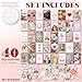 97 Decor Pink Coquette Room Decor Aesthetic - Coquette Wall Decor, Coquette Posters For Room Aesthetic Pink Collage Kit For Teen Girls Dorm Bedroom, Cute Pictures Trendy Art Prints (4x6)