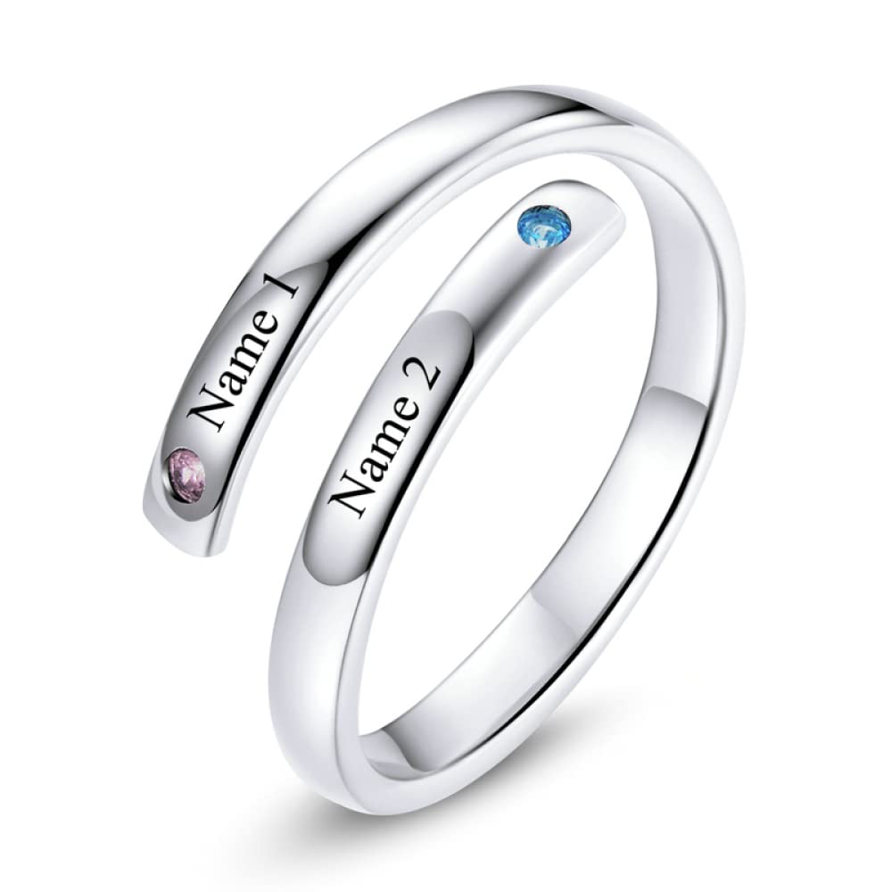 Letters Custom Made Adjustable Ring Charm Custom Made for Women Jewelry Making Anniversary