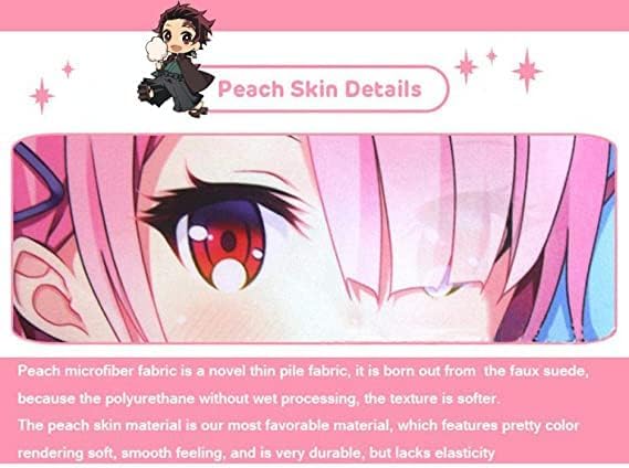 Miniatura 8 de Honkai Impact Mobius - Funda de almohada corporal Dakimakura (59.1 x 19.7 pulgadas59.1x19.7 in)