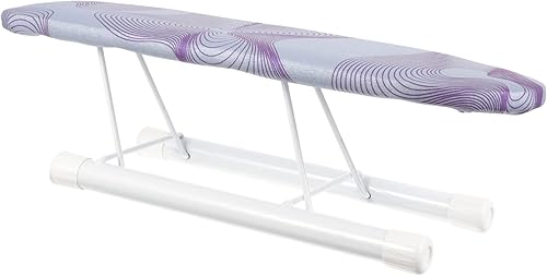 Tabla de planchar de manga compacta con base antideslizante, alfombrilla de planchar portátil para ropa pequeña y mangas, cubierta resistente al