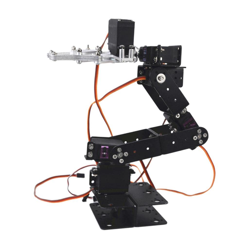 6 DOF Robot Manipulador Metal Mecánico Brazo Kit para Juguete Robótico Infantil