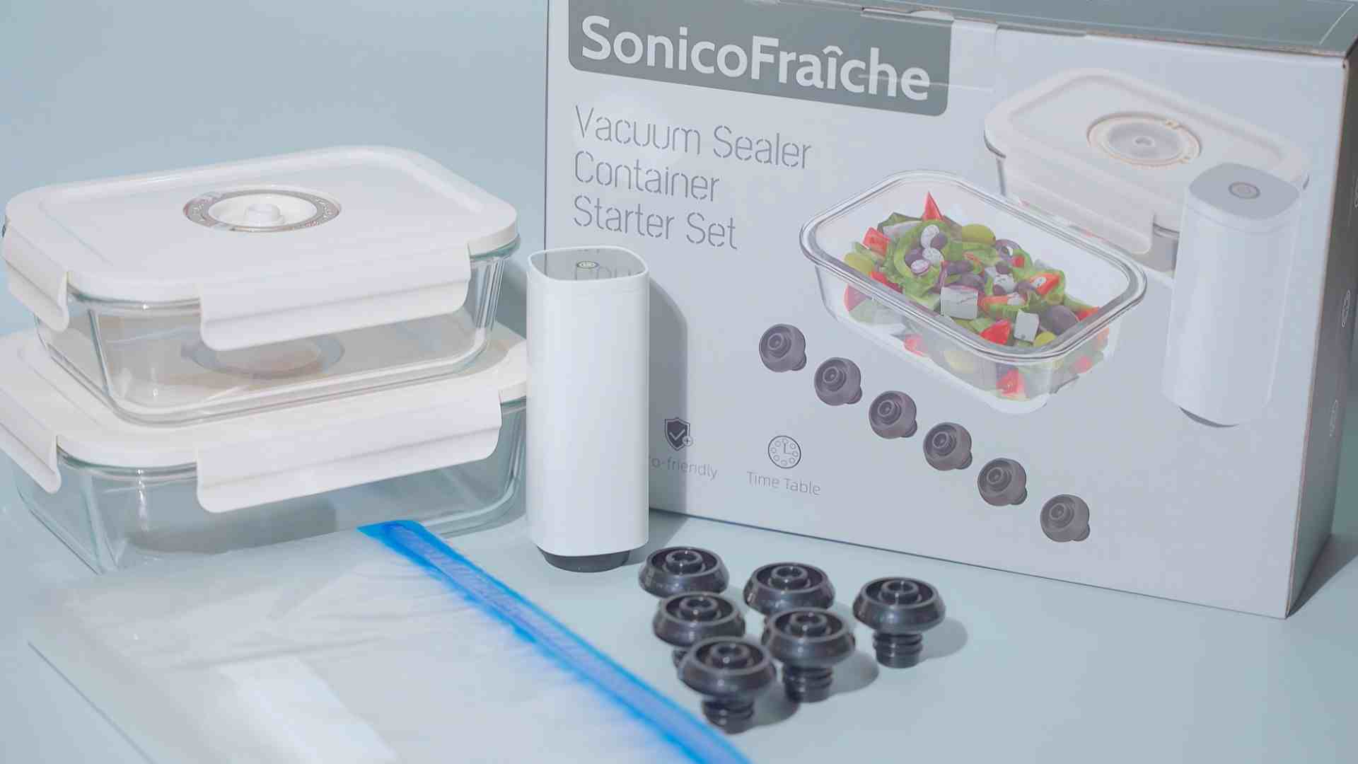 SonicoFraîcheバキュームシーラーマシンスターターセット Amazon | SonicoFraîcheバキュームシーラーマシンスターター