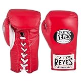 CLETO REYES Safetec Competition Boxing Gloves, 10 oz, Classic Red