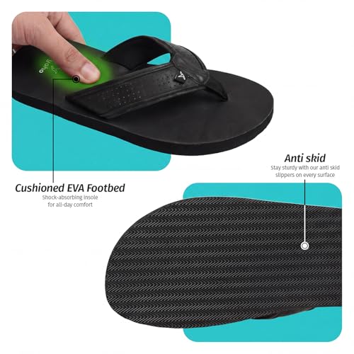 Image of YOHO Bubbles Men Ortho slippers | Soft comfortable and stylish flip flop slippers for Men in exciting colors |Lightweight | Anti Skid | Daily Use Chappal