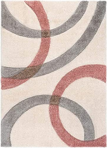 Image of Carpet Mahal Presence Gorgeous Design of Super Soft Shaggy Carpet for Living Room, Bedroom, Hall and Anywhere in Home. [6x6 feet] Square.