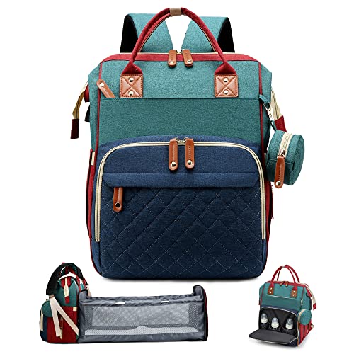 Image of SALIFA Diaper Bag Backpack with Changing Station, Baby Diaper Backpack Bag, Large Diaper Bag, Waterproof Multi-Function Travel Portable Mommy Bag, Newborns Gift