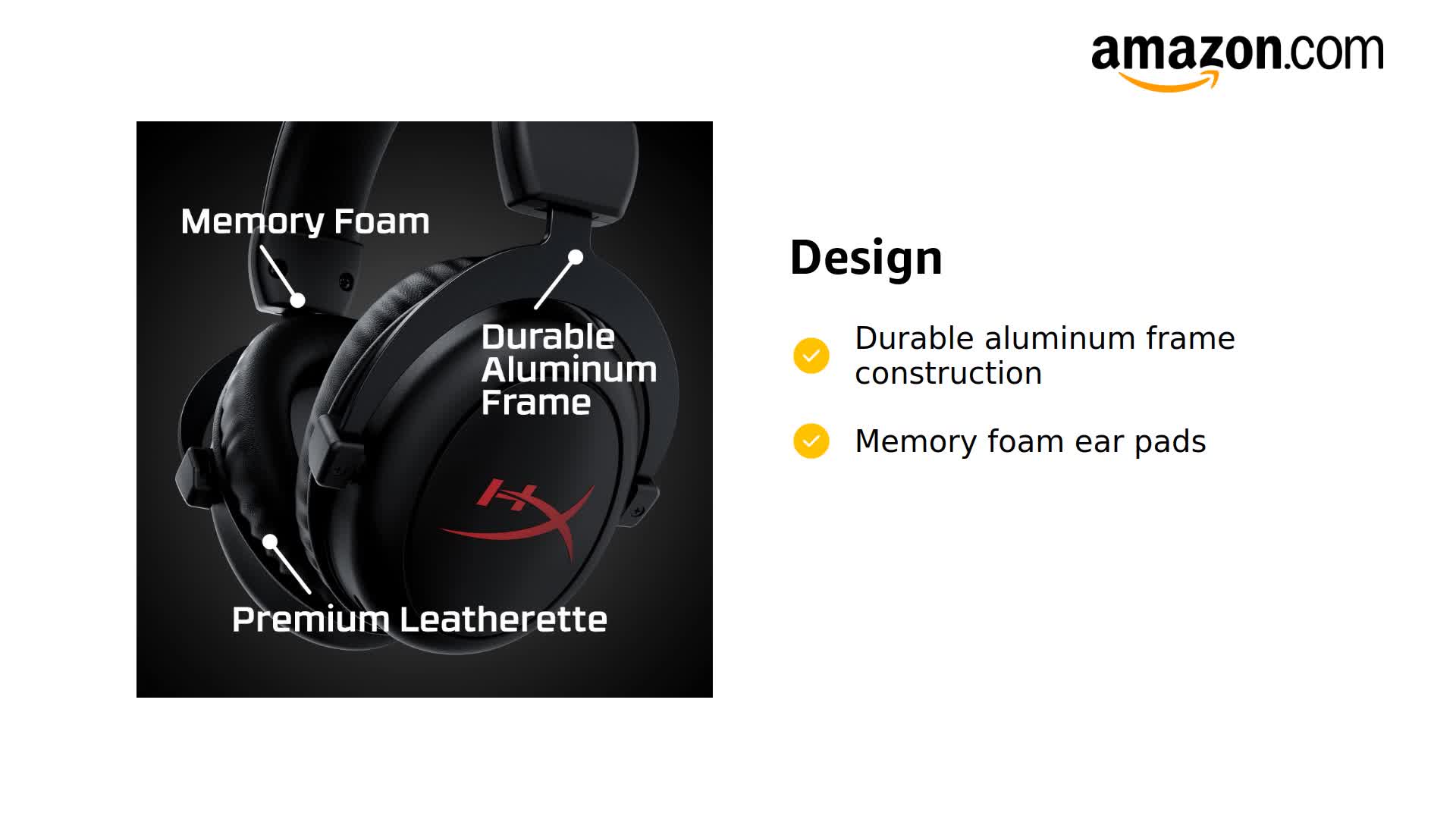 Amazon.com: HyperX Cloud Core Wireless Gaming Headset for PC with