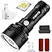 P70 Torcia, 30000-100000 lumen lampada torcia impermeabile led ad alta potenza, La Più Potente Torcia Torcia Ricaricabile USB 50w Xlm-P70 LED, per Campeggio All'aperto (Doppia Batteria, 50W-P70)
