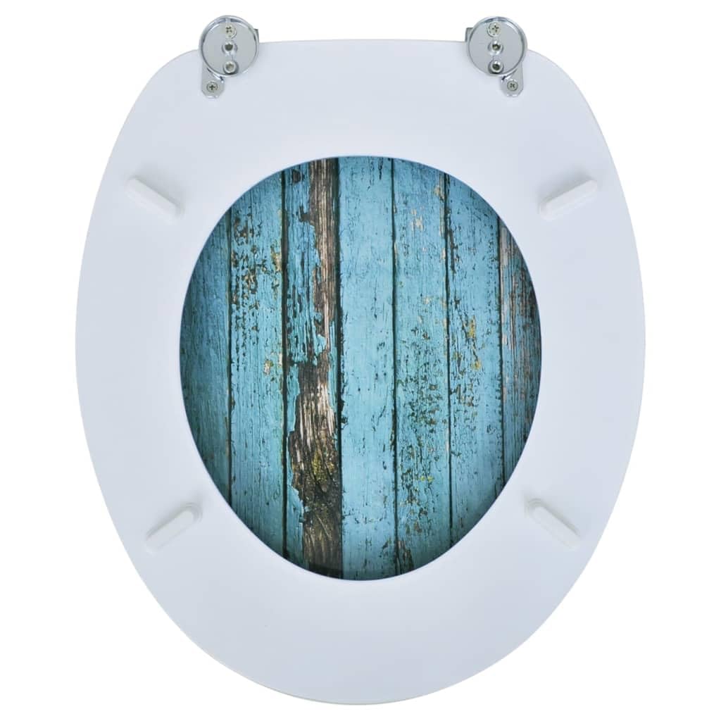 Set di 2 sedili anteriori WC con coperchi in MDF legno antico 02_0002950