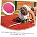 Milisten 2pcs Eco TPE Yoga Support Pad for Knees Elbows Wrists Thick Round Cushion for Comfort Workouts Outdoor Exercise Travel