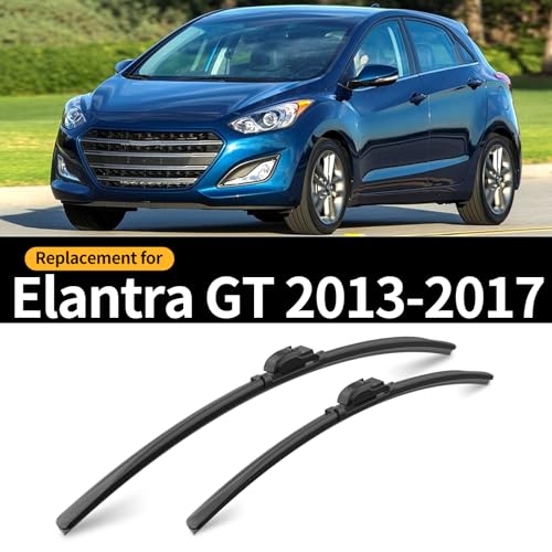 GARDIMU Replacement for Hyundai Elantra GT 2013-2017 Windshield Wiper Blade, 3 Pieces of Car Front and Rear Window Wiper Blades by GARDIMU - Image 2
