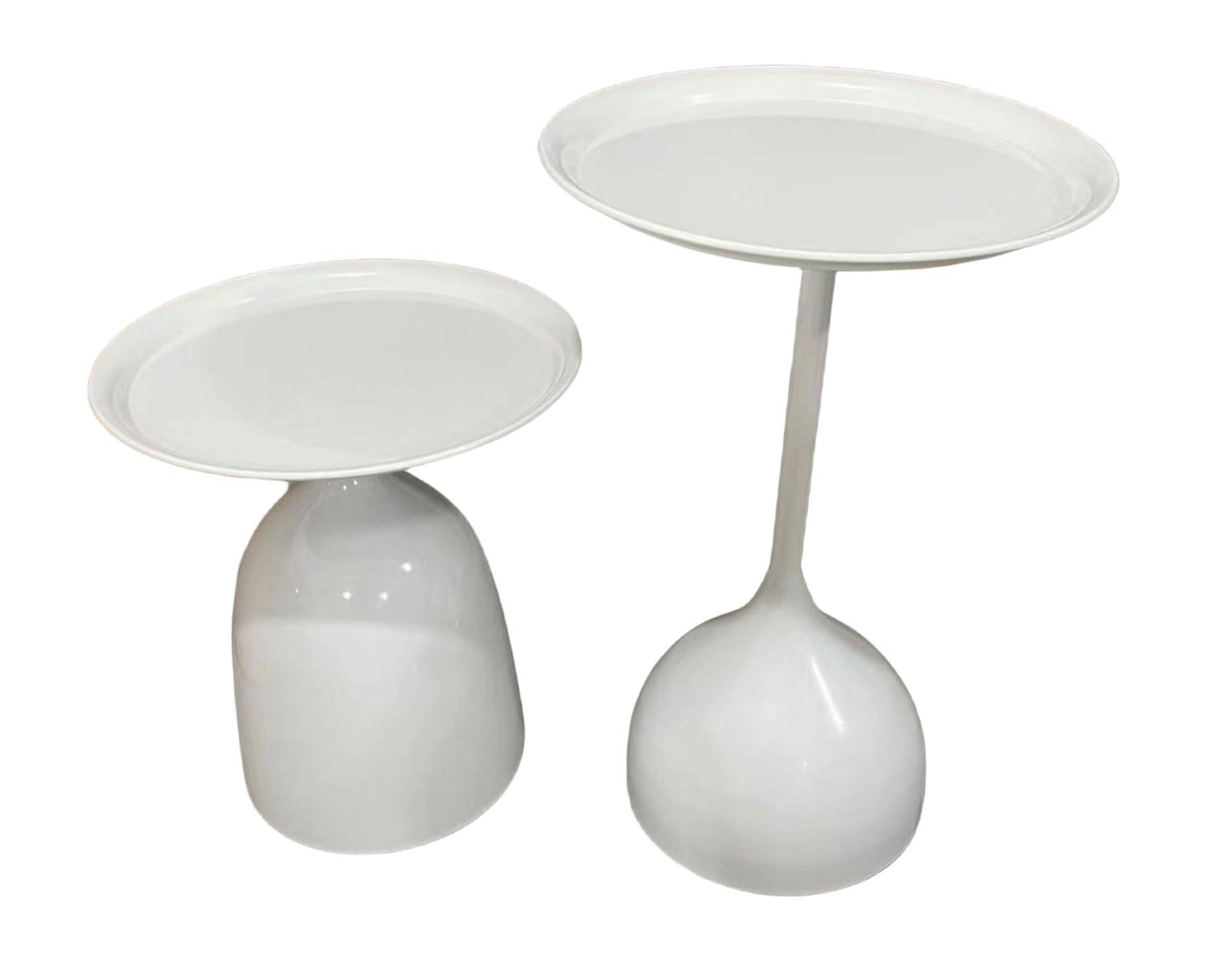 Nesting Side Table KELLIGO Glass Side Table 2 Set,Round End Tables Living Room Modern Bedside Set Livingroom Sofa & Console Table Pedestal Tables Coffee Tables With Marble Base(White Round Side Table Set Nesting Side Table KELLIGO Glass Side Table 2 Set,Round End Tables Living Room Modern Bedside Set Livingroom Sofa & Console Table Pedestal Tables Coffee Tables With Marble Base(White Round Side Table Set