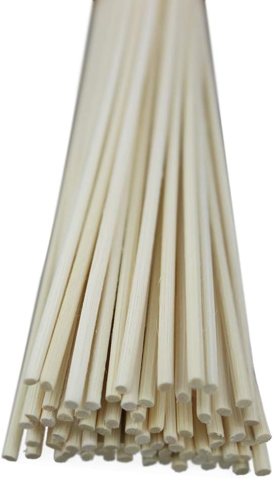 Feel Fragrance Reed Diffuser Sticks Replacement Rattan 12 X 0.12Inches Natural(30pcs）