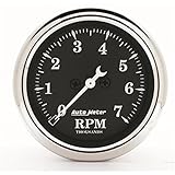 Auto Meter 1797 Old TYME Black Electric Tachometer, 2.3125 in.