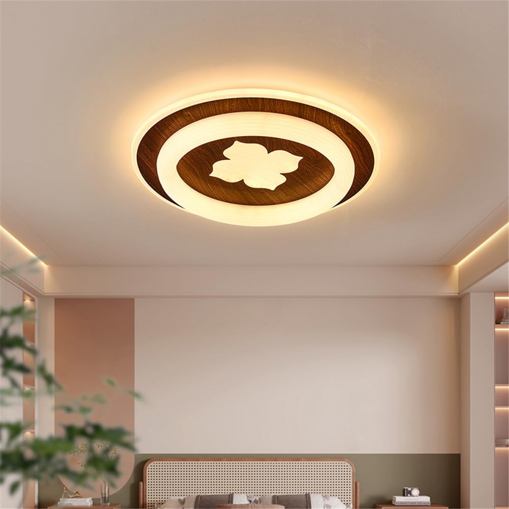 KXEcoLife Nordic LED Ceiling Lamp Contemporary Simplicity Art Living Room Restaurant Bedroom Study Children's Corridor Balcony Lights (3851C D50CM)