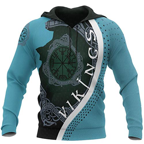 Sweat à capuche zippé viking pour les sorties fraîches - 4