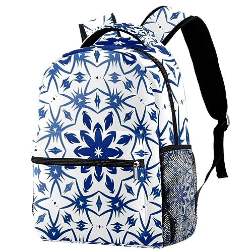 Sac à dos de voyage rétro ethnique Campus multicolore avec porte-bouteille pratique