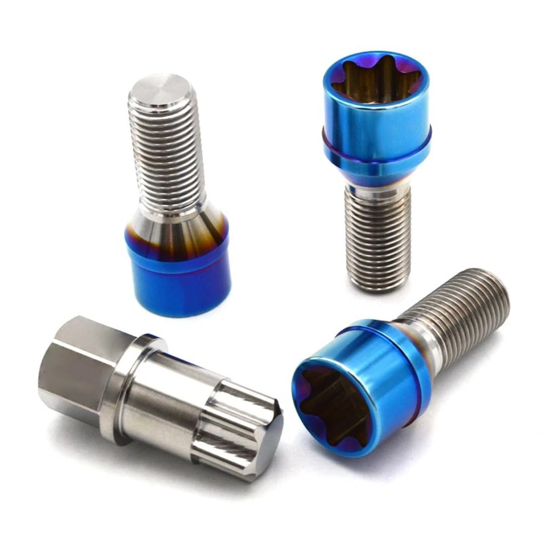 Śruby do Kół dla BMW, dla Mini, Śruba koła z gniazdem stożkowym Torx M14x1,25, tytanowa