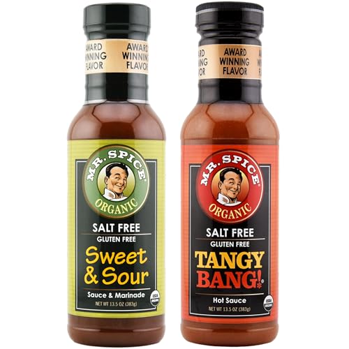 Mr. Spice Organic Sweet & Sour Bang Hot Sauce, 13.5 oz