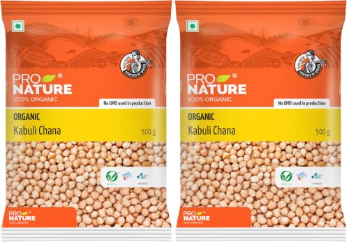 Image of Pro Nature Pulse - Chana Kabuli, 500g Pouch (Pack of 2)