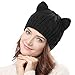 Cocobla Women's Hat Cat Ear Crochet Braided Knit Caps