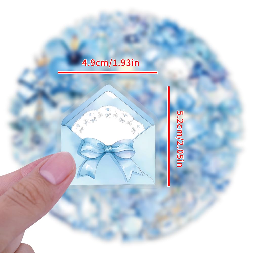 50 Pcs Coquette Stickers Laptop Car Scrapbook Phone Skateboard Suitcase Luggage Bike Cute Vinyl Waterproof Aesthetic Personalised Stickers for Teens Boys Girls Adults - Image 4