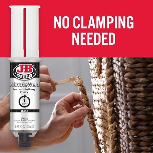 J-B Weld 50101 Minuteweld Instant-Setting Epoxy Syringe thumb #3