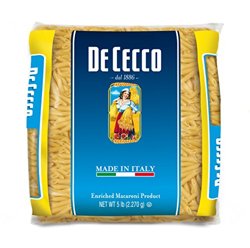 De Cecco Semolina Pasta, Penne Rigate No.41, 5 Pound (Pack of 4)