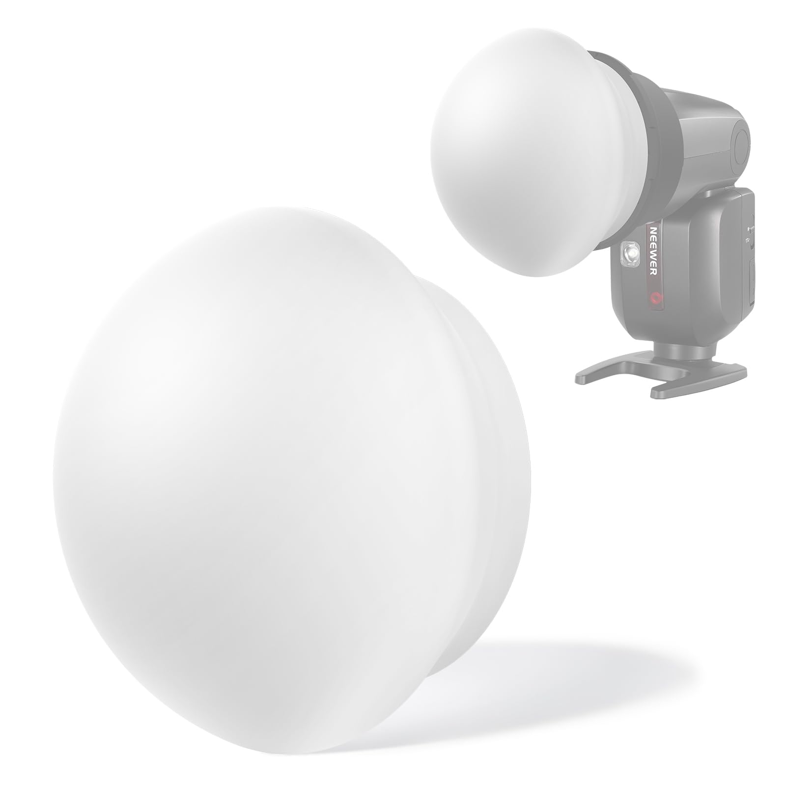 NEEWER CRS9 Silicone Flash Diffuser, Magnetic Light Modifier Shaper Softbox for NEEWER NW620 NW700 NW760 Z880 Z760 Square Head & Z1 Z2 Round Head Speedlite, Adapter Rings Sold Separately-image-48