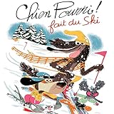 Chien Pourri fait du ski