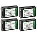 Kastar Battery 4-Pack Replacement for Leica BP-DC1, Leica BP-DC3, BP-DC3E, BP-DC3J, BP-DC3U Battery, Leica DIGILUX 1, Leica DIGILUX 2, Leica DIGILUX 3 Camera