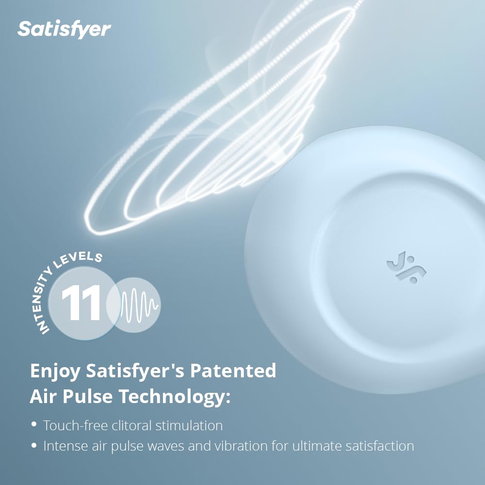 Satisfyer Sugar Rush Vibratore | Impulso d'Aria e Vibrazioni | Silicone delicato sul Corpo | Impermeabile (IPX7) e ricaricabile | La Stimolazione del Clitoride | Sex Toys per Adulti per Donne
