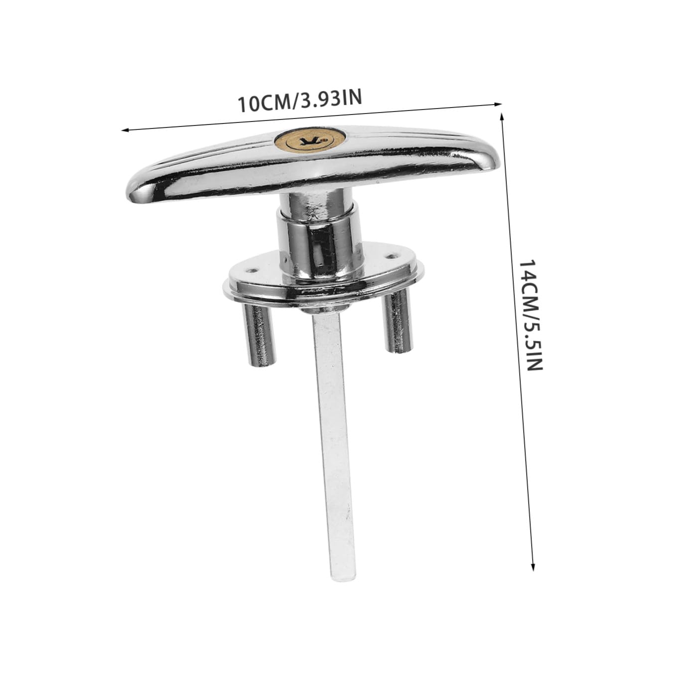 Tofficu 4 Set Serratura per Porta Garage Handle con Chiavi Kit Manutenzione per Serratura Resistente e Design Anticorrosione
