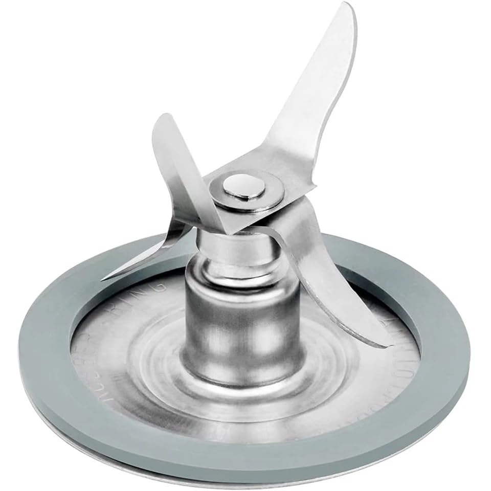 XUBOR Para licuadora, Anillo de Sellado Junta para Oster Osterizer para Fondo Tarro, Hoja fusión 4 Puntos 4961, 2 Piezas, tórica Conjunto de Cortador de Mezcla